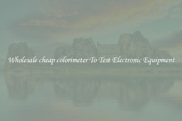 Wholesale cheap colorimeter To Test Electronic Equipment