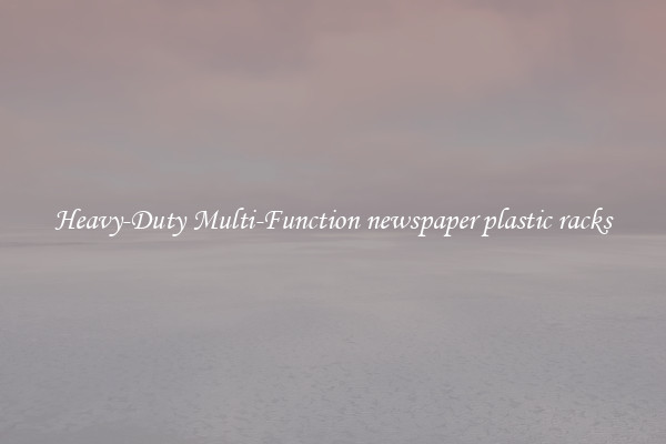 Heavy-Duty Multi-Function newspaper plastic racks