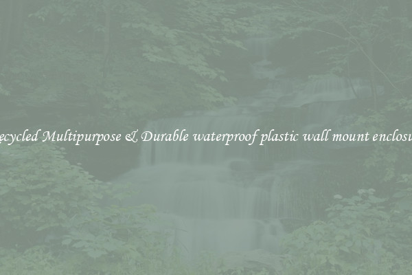 Recycled Multipurpose & Durable waterproof plastic wall mount enclosure