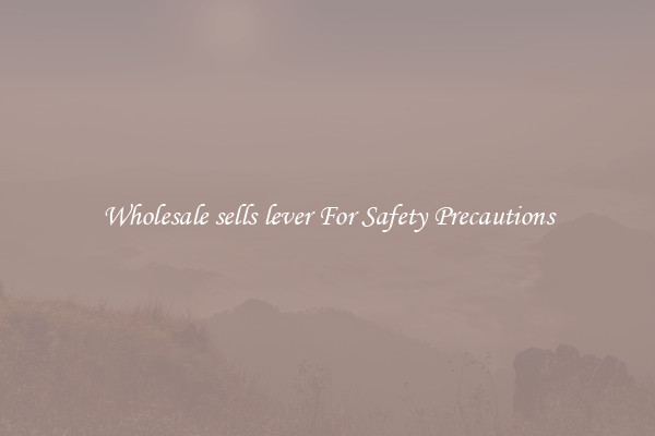 Wholesale sells lever For Safety Precautions