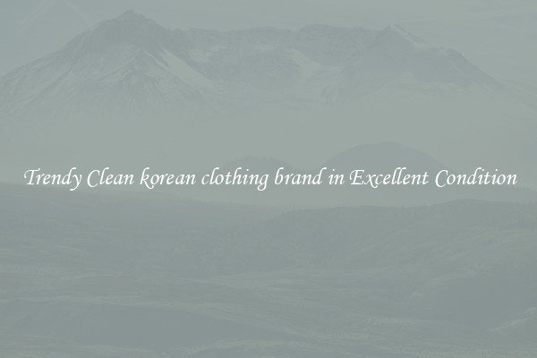 Trendy Clean korean clothing brand in Excellent Condition