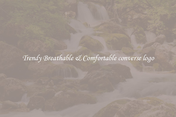 Trendy Breathable & Comfortable converse logo